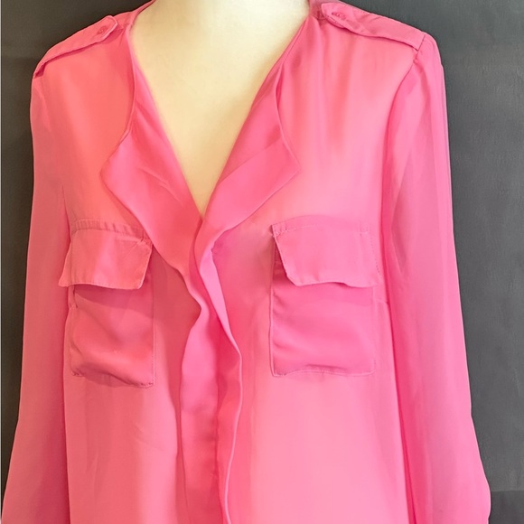 Sharlie Chocolate Cotton Button Top